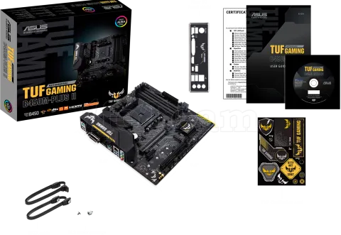 Photo de Carte Mère Asus Tuf Gaming B450M-Plus II (AM4) Micro ATX