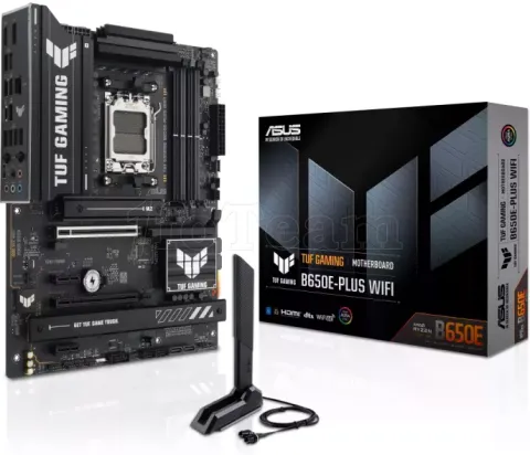 Photo de Carte Mère Asus Tuf Gaming B650E-Plus Wifi (AM5) Micro ATX