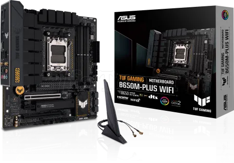 Photo de Carte Mère Asus Tuf Gaming B650M-Plus WiFi (AM5) Micro ATX