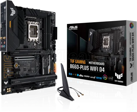 Photo de Carte Mère Asus Tuf Gaming B660-Plus Wifi D4 (Intel LGA 1700) Micro ATX