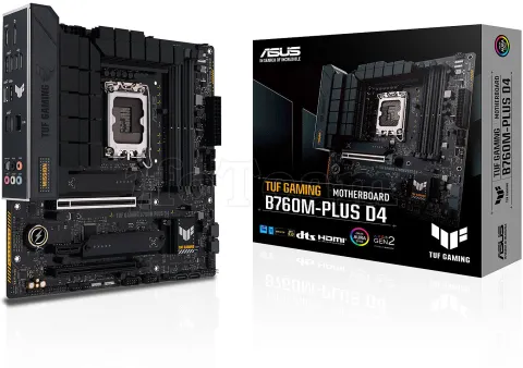 Photo de Carte Mère Asus Tuf Gaming B760M-Plus DDR4 (Intel LGA 1700) Micro ATX