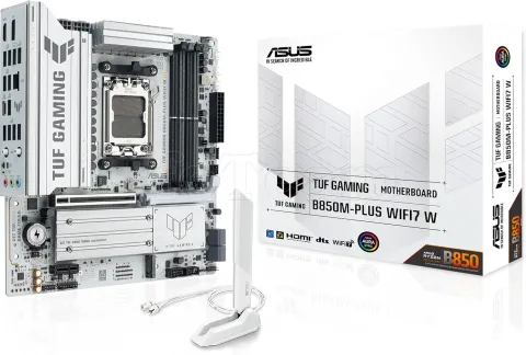 Photo de Carte mère Asus Tuf Gaming B850M-Plus WiFi 7 W (AM5) Micro ATX
