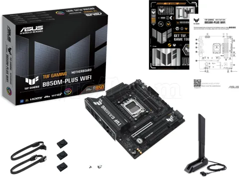 Photo de Carte Mère Asus Tuf Gaming B850M-Plus WiFi (AMD AM5) Micro ATX