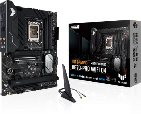 Photo de Carte Mère Asus Tuf Gaming H670-Pro WiFi D4 (Intel LGA 1700)