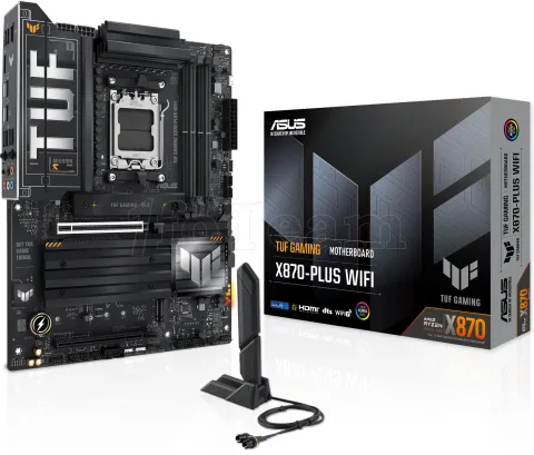 Photo de Carte Mère Asus Tuf Gaming X870E-Plus WiFi (AMD AM5)