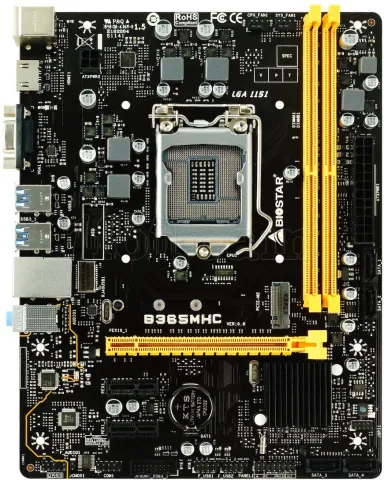 Photo de Carte Mère Biostar B365MHC (Intel LGA 1151) Micro ATX