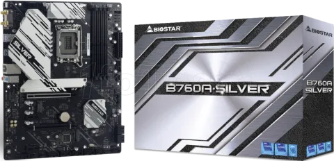 Photo de Carte Mère Biostar B760A-Silver DDR5 (Intel LGA 1700)