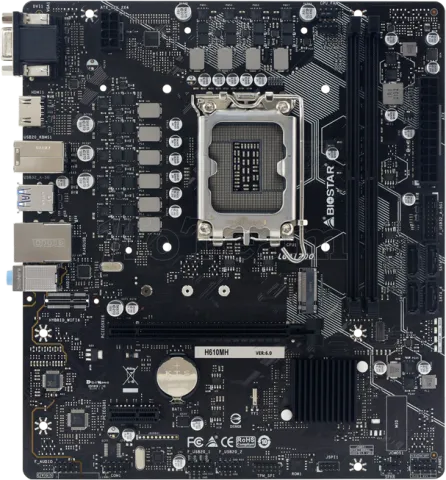 Photo de Carte Mère Biostar H610MH (Intel LGA 1700) Micro ATX