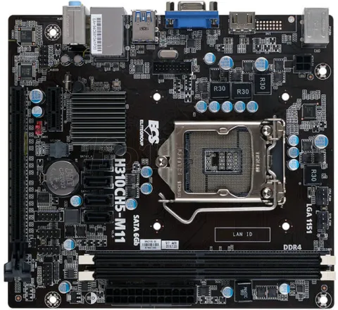 Photo de Carte Mère ECS Elite Group H310CH5-M11 (Intel LGA 1151v2) Micro ATX (Version OEM)