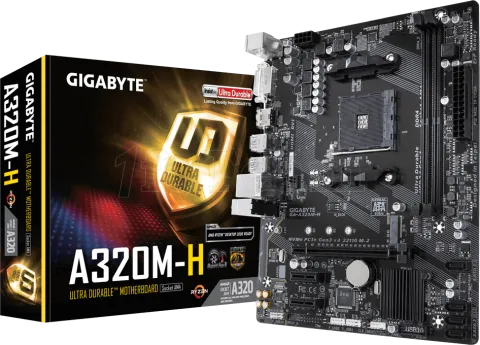 Photo de Carte Mère Gigabyte A320M-H (AM4) Micro ATX