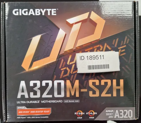 Photo de Carte Mère Gigabyte A320M-S2H (AM4) Micro ATX - SN204550072987 - ID 189511