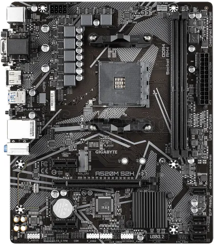 Photo de Carte Mère Gigabyte A520M S2H (AM4) Micro ATX