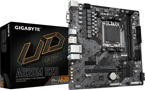 Photo de Carte Mère Gigabyte A620M S2H (AM5) Micro ATX