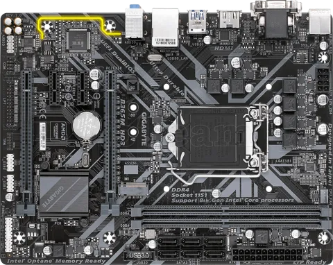 Photo de Carte Mère Gigabyte B365M HD3 (Intel LGA 1151 v2) Micro ATX