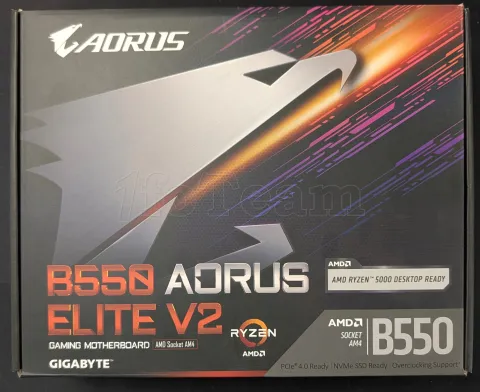 Photo de Carte Mère Gigabyte B550 Aorus Elite (AM4) - S/N SN244660097771 - ID 222648