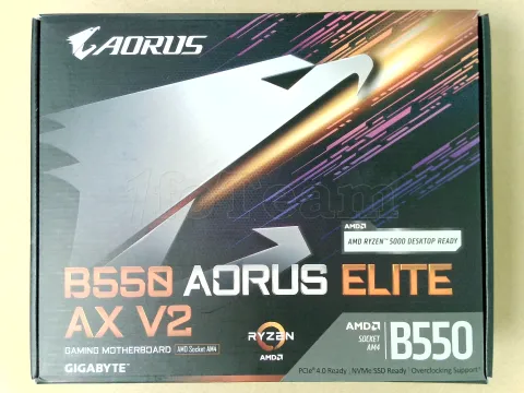 Photo de Carte Mère Gigabyte B550 Aorus Elite AX v2 (AM4) - SN SN250460057290 - ID 223708