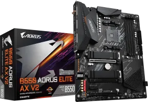 Photo de Carte Mère Gigabyte B550 Aorus Elite AX v2