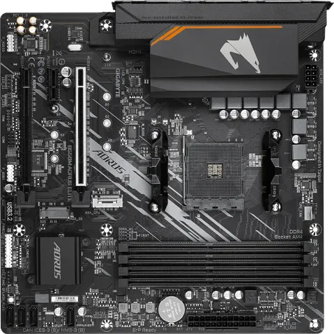 Photo de Carte Mère Gigabyte B550M Aorus Elite (AM4) Micro ATX