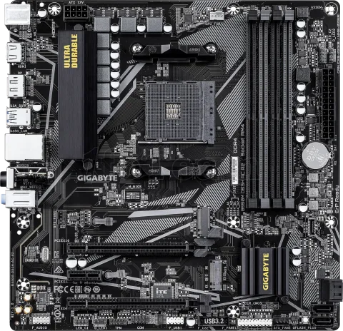Photo de Carte Mère Gigabyte B550M DS3H AC R2 (AM4) Micro ATX