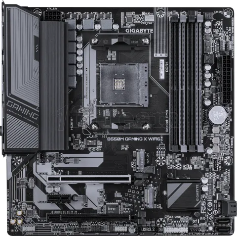 Photo de Carte Mère Gigabyte B550M Gaming X WiFi6 (AMD AM4) Micro ATX