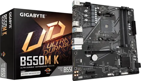 Photo de Carte Mère Gigabyte B550M K V1.0 (AM4) Micro ATX