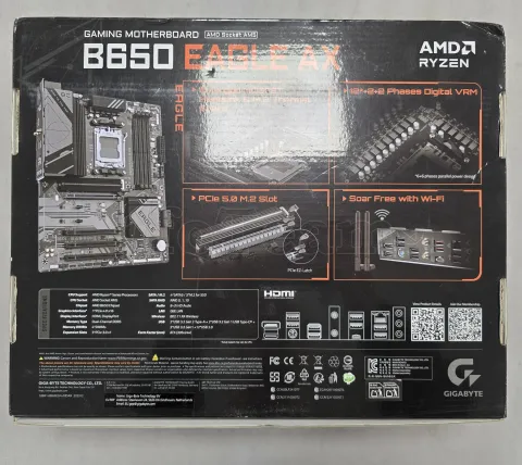 Photo de Carte Mère Gigabyte B650 Eagle AX (AM5) - S/N 25295A004648 - ID 222707