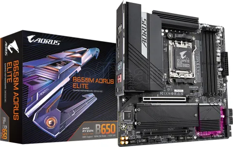 Photo de Carte mère Gigabyte B650M Aorus Elite (AM5) Micro ATX