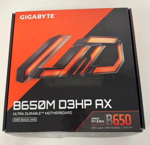 Photo de Carte Mère Gigabyte B650M D3HP AX (AM5) Micro ATX - S/N SN25333A004772 - ID 222349