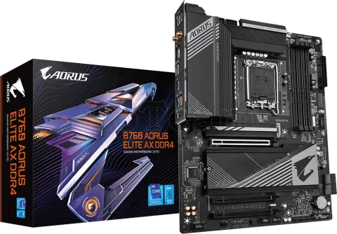 Photo de Carte Mère Gigabyte B760 Aorus Elite AX DDR4 (Intel LGA 1700)