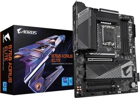 Photo de Carte Mère Gigabyte B760 Aorus Elite AX DDR5 (Intel LGA 1700)