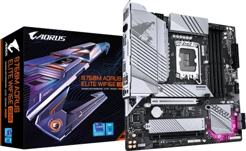 Photo de Carte mère Gigabyte B760M Aorus Elite Wifi 6E Gen 5 (Intel LGA 1700) Micro ATX