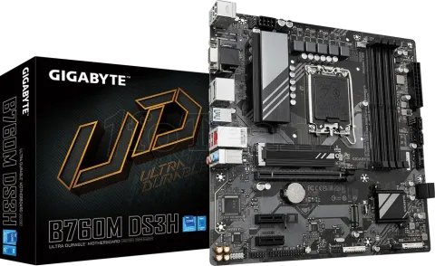 Photo de Carte Mère Gigabyte B760M DS3H DDR5 (Intel LGA 1700) Micro ATX