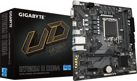 Photo de Carte Mère Gigabyte B760M H DDR4 (Intel LGA 1700) Micro ATX