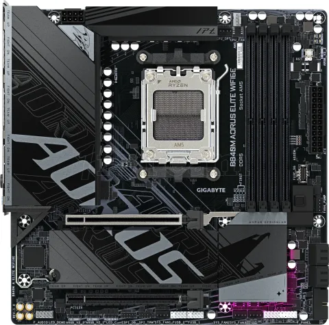 Photo de Carte Mère Gigabyte B840M Aorus Elite WiFi6E (AM5) Micro ATX