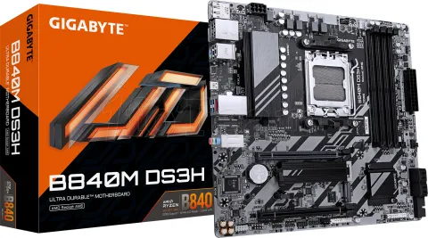 Photo de Carte Mère Gigabyte B840M DS3H (AM5) Micro ATX