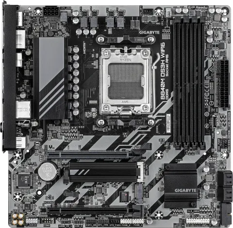 Photo de Carte Mère Gigabyte B840M DS3H Wifi 6 (AMD AM5) Micro ATX