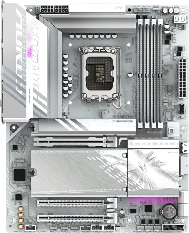 Photo de Carte Mère Gigabyte B860 Aorus Elite WiFi7 Ice (Intel LGA 1851)
