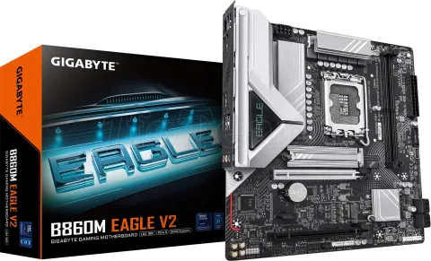 Photo de Carte Mère Gigabyte B860M Eagle V2 (Intel LGA 1851) Micro ATX