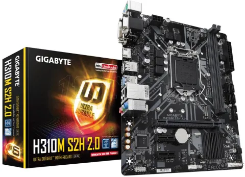 Photo de Carte Mère Gigabyte H310M-S2H 2.0 (Intel LGA 1151 v2) Micro ATX