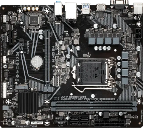 Photo de Carte Mère Gigabyte H510M H (Intel LGA 1200) Micro ATX