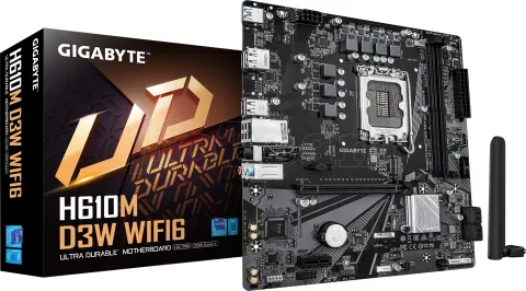 Photo de Carte mère Gigabyte H610M D3W Wifi 6 (Intel LGA 1700) Micro ATX