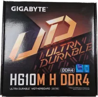 Photo de Carte Mère Gigabyte H610M H DDR4 (Intel LGA 1700) Micro ATX - SN225200028790 - ID 192345