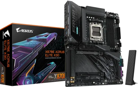 Photo de Carte Mère Gigabyte X870E Aorus Elite X3D (AM5)