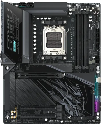 Photo de Carte Mère Gigabyte X870E Aorus Elite X3D (AM5)