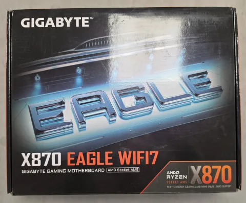 Photo de Carte Mère Gigabyte X870E Eagle WiFi7 (AMD AM5) - S/N SN253150073773 - ID 224694