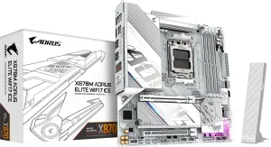 Photo de Gigabyte X870M A Elite WiFi7 Ice
