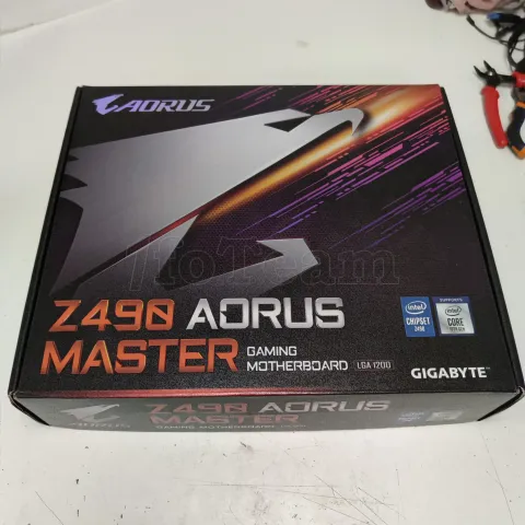 Photo de Carte Mère Gigabyte Z490 Aorus Master (Intel LGA 1200) ID 182629 S/N SN201550066126