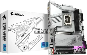 Photo de Gigabyte Z790 Aorus Elite AX Ice D5