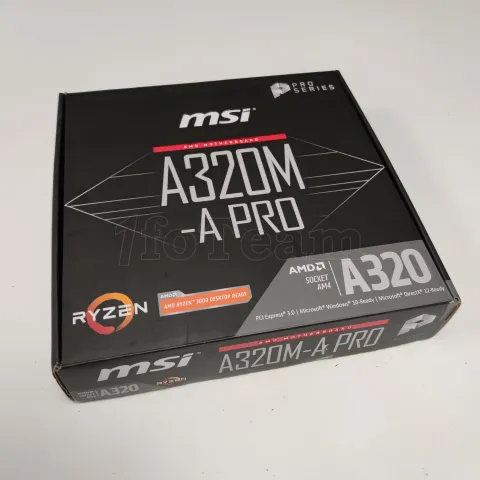 Photo de Carte Mère MSI A320M-A Pro (AM4) Micro-ATX ID 179308 S/N 601-7C51-030B2102014052