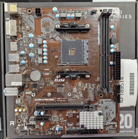 Photo de Carte Mère MSI A320M-A Pro Max (AM4) Micro-ATX - SN 601-7C52-020B2011008418 - ID 189514